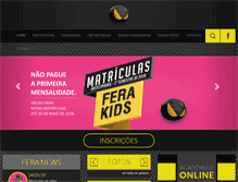 Tablet Screenshot of colegiofera.com.br